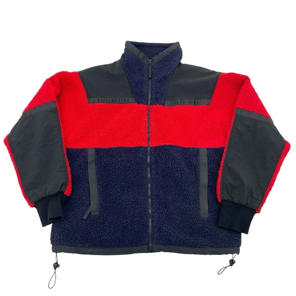 Billionaire Boys Club Fleece Wind Stopping Jacket Large Blue/Red
